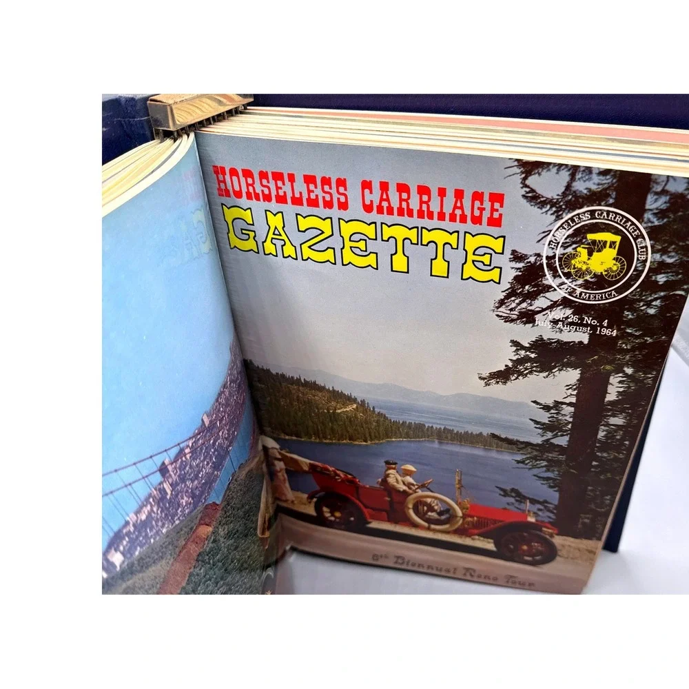 Horseless Carriage Gazette 1964-1965 Magazine Collection 11 Issues Blue Binder-B